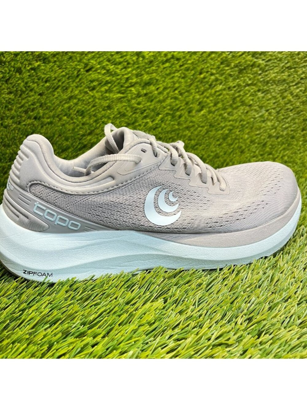 Topo Phantom 3 Womens Size 10 Gray Blue Athletic Running Walking Shoes Sneakers